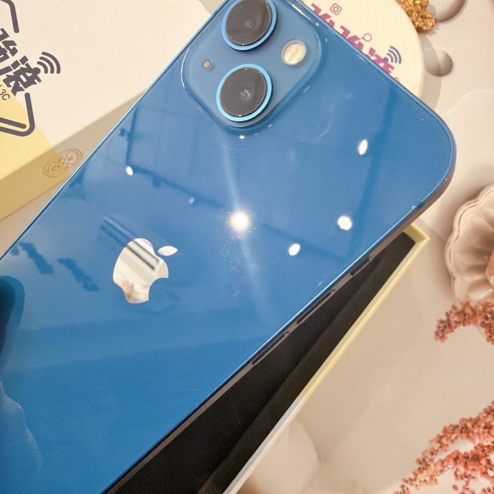 善化-二手iPhone 13 128G 藍色#05066（店家保365天）