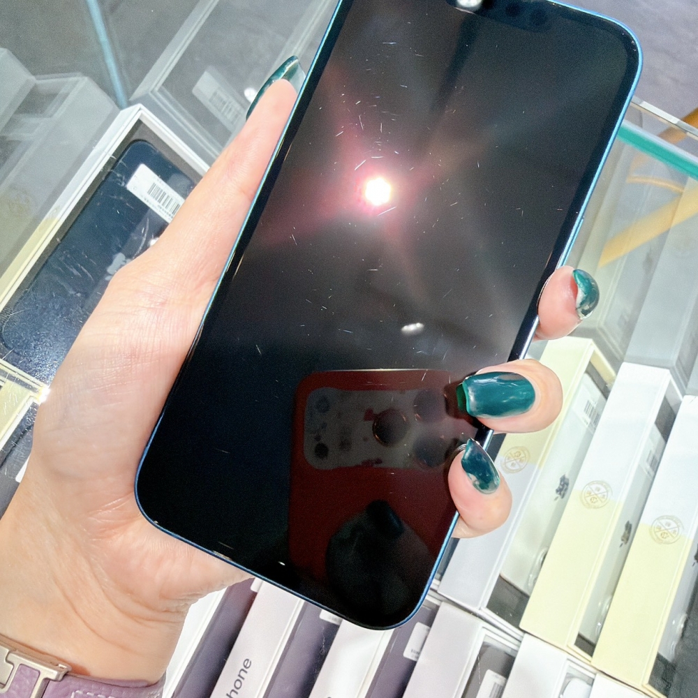 善化-二手iPhone 13 128G 藍色#05066（店家保365天）