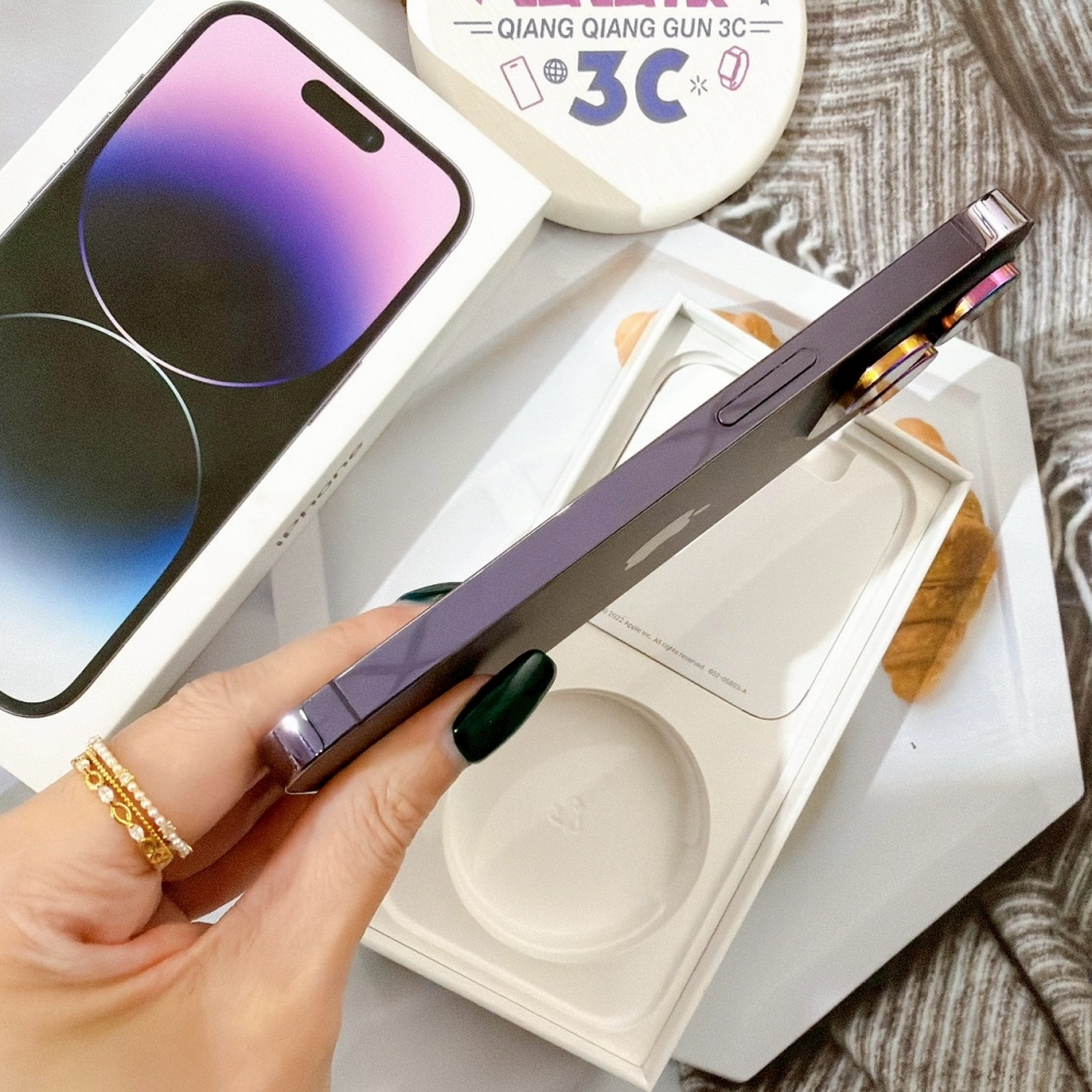  善化-二手iPhone14 Pro 128G 紫色 #13555（店保365天）