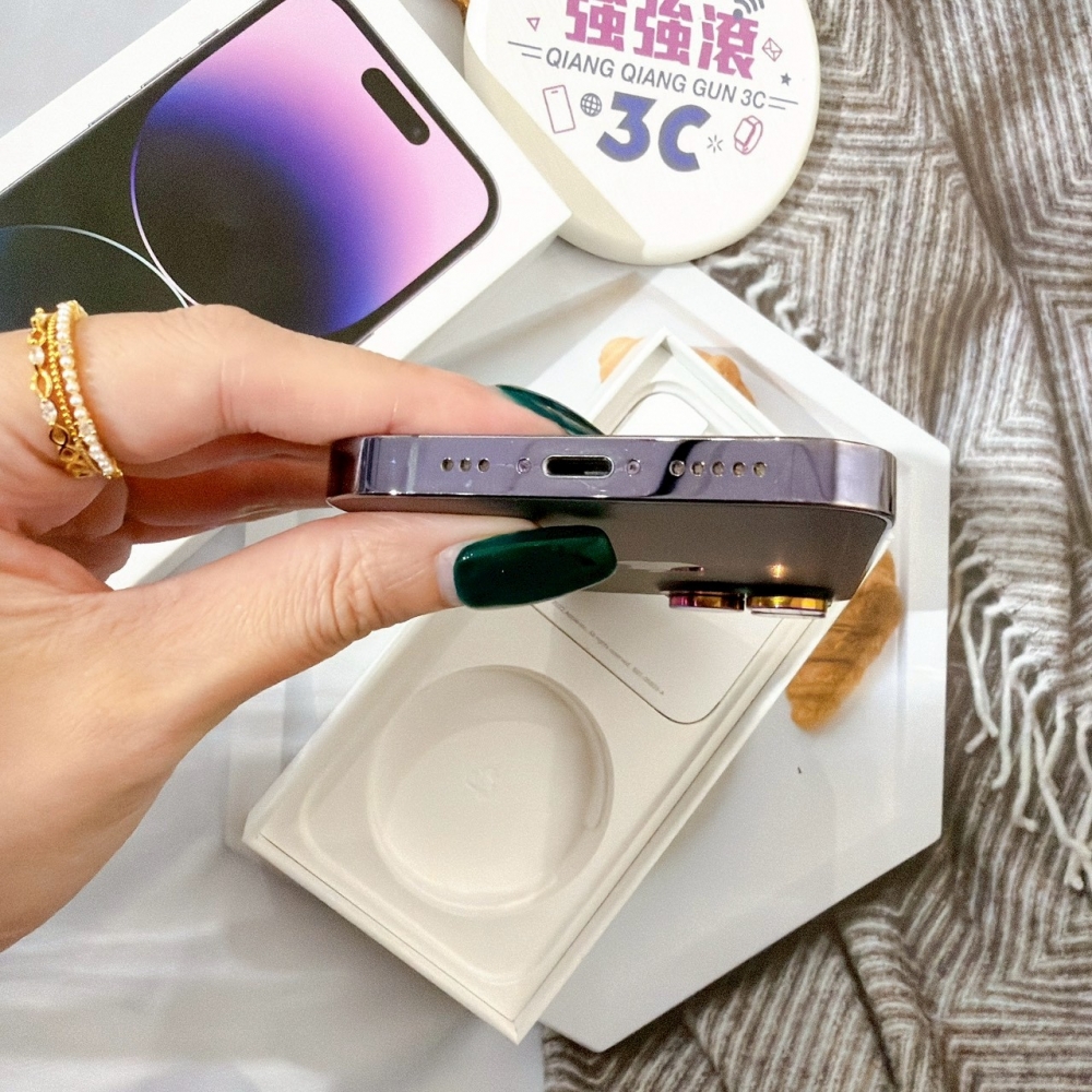 善化-二手iPhone14 Pro 128G 紫色 #13555（店保365天）