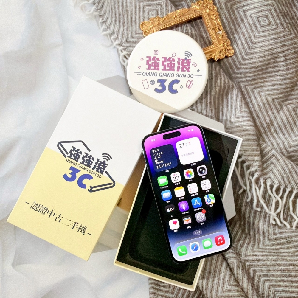 善化-二手iPhone14 Pro 128G 紫色 #99910（店保365天）