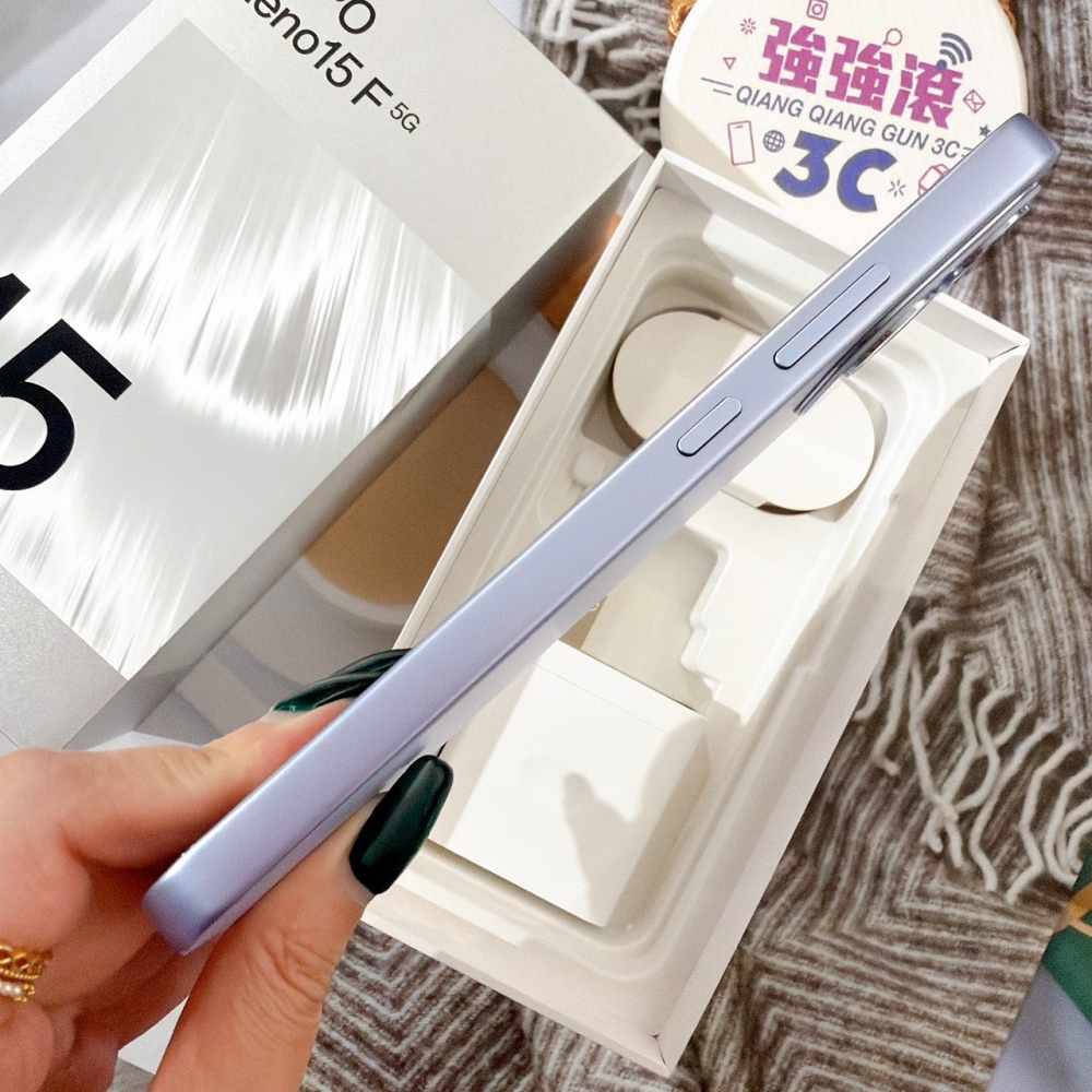 善化-二手 OPPO RENO 15F 12+256G 藍*48777（原廠保內）