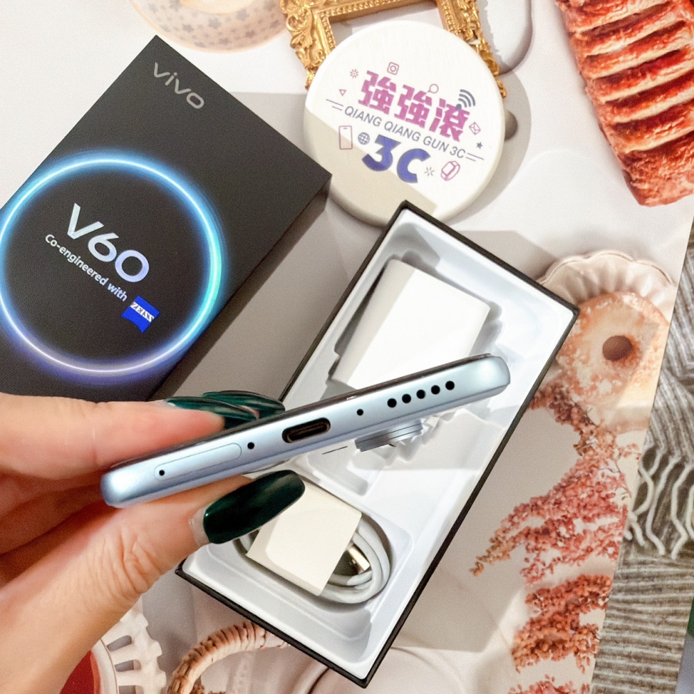 善化-Vivo V60 12+256G 藍色*71613（店家保固90天）