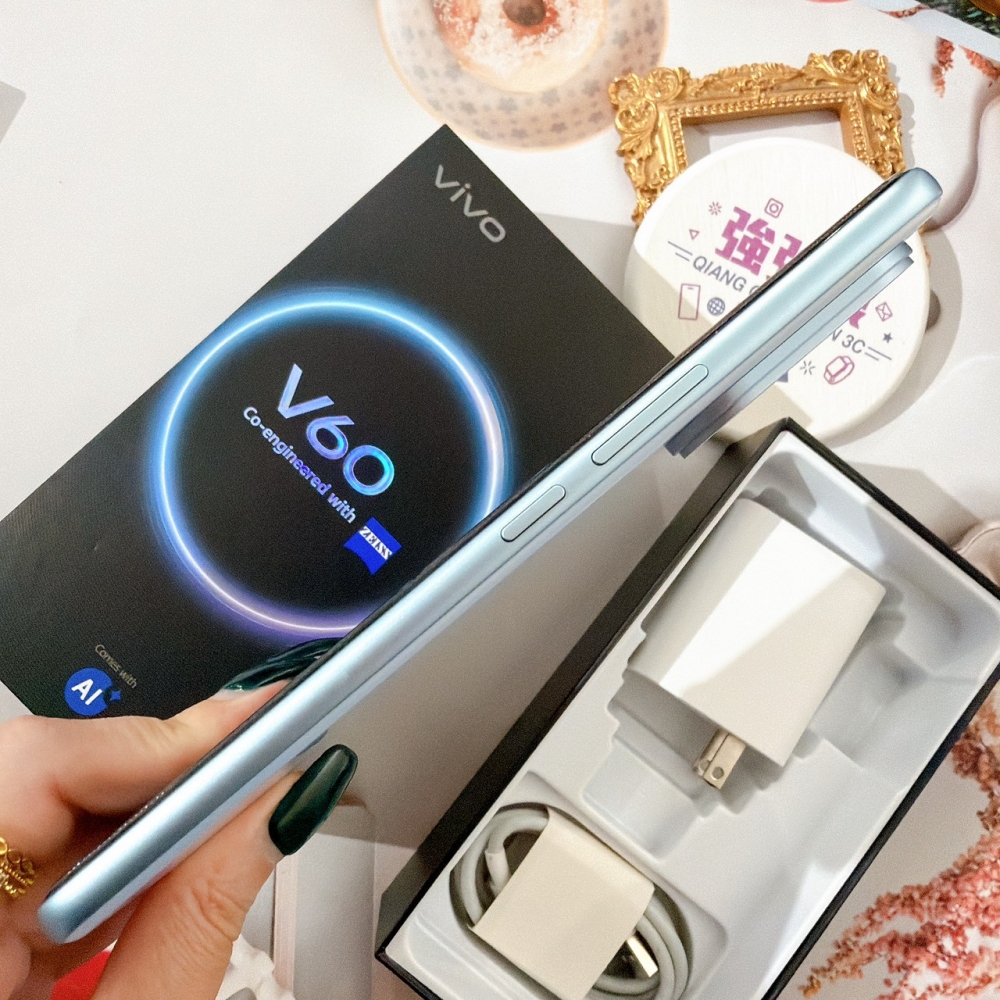 善化-Vivo V60 12+256G 藍色*71613（店家保固90天）