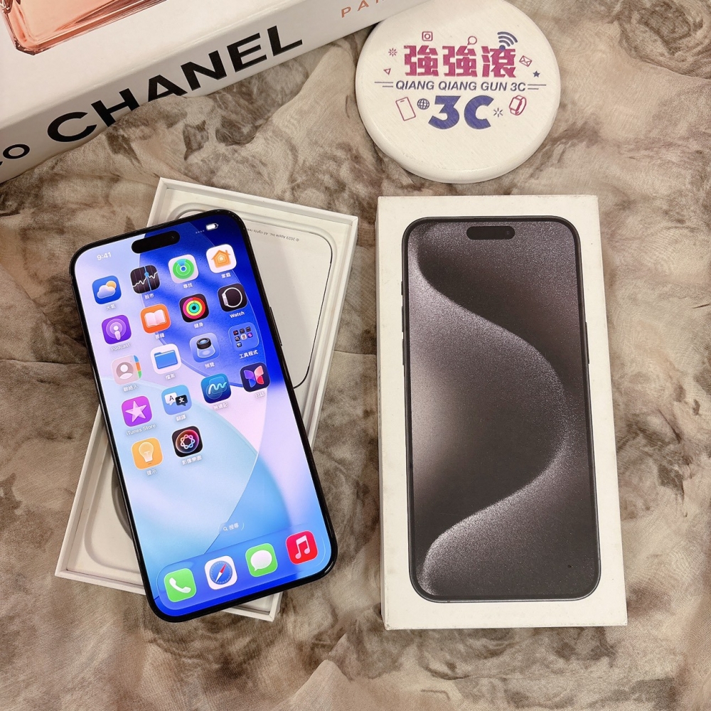 二手 iPhone 15ProMax 256G 黑色*88697(店家保固)