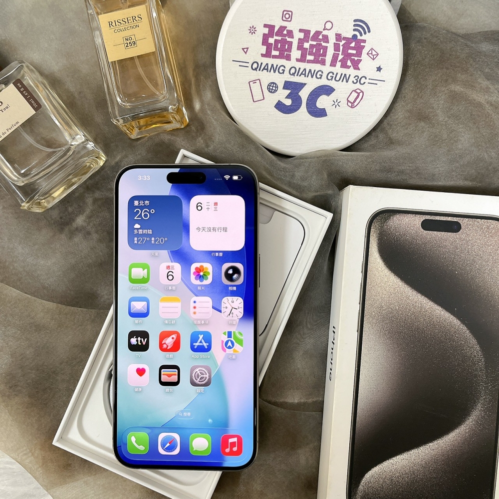 佳里-二手iPhone15 Pro Max 256G 原色 #24953（店保365天）