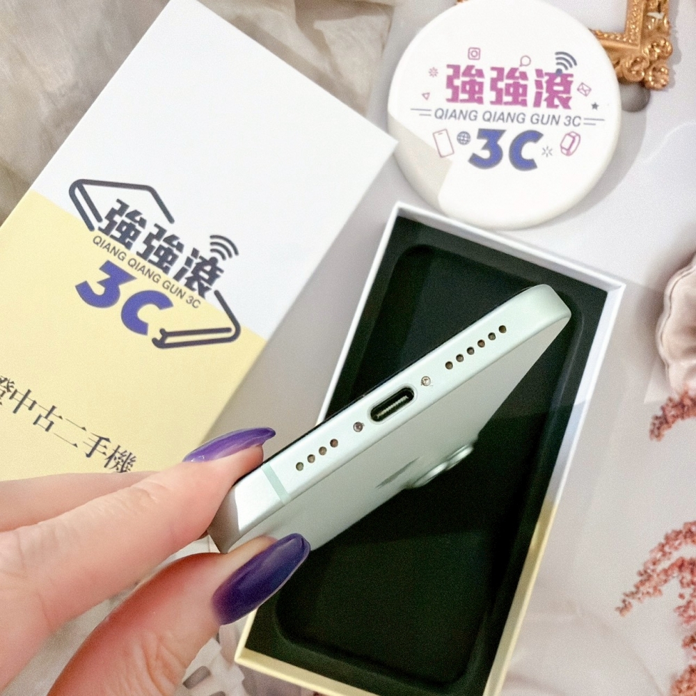善化-二手iPhone15 PLUS 256G 綠色 #07815(店保365天)