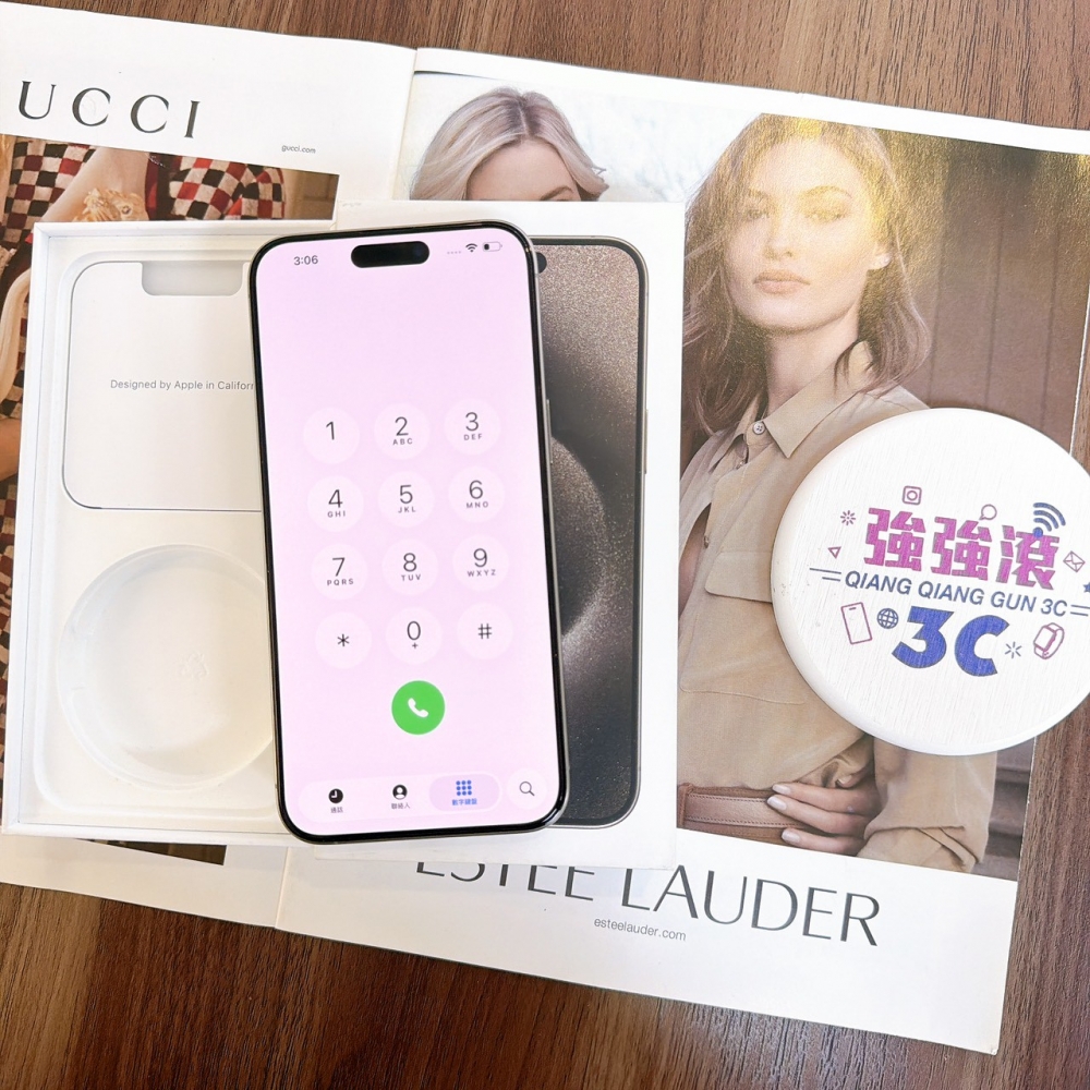 鹽行-二手 iphone 15 promax512G 原色 #44271（店家保固365天）