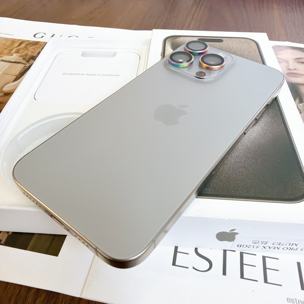鹽行-二手 iphone 15 promax512G 原色 #44271（店家保固365天）