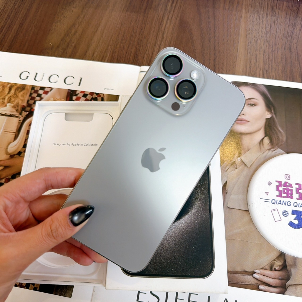 鹽行-二手 iphone 15 promax512G 原色 #44271（店家保固365天）