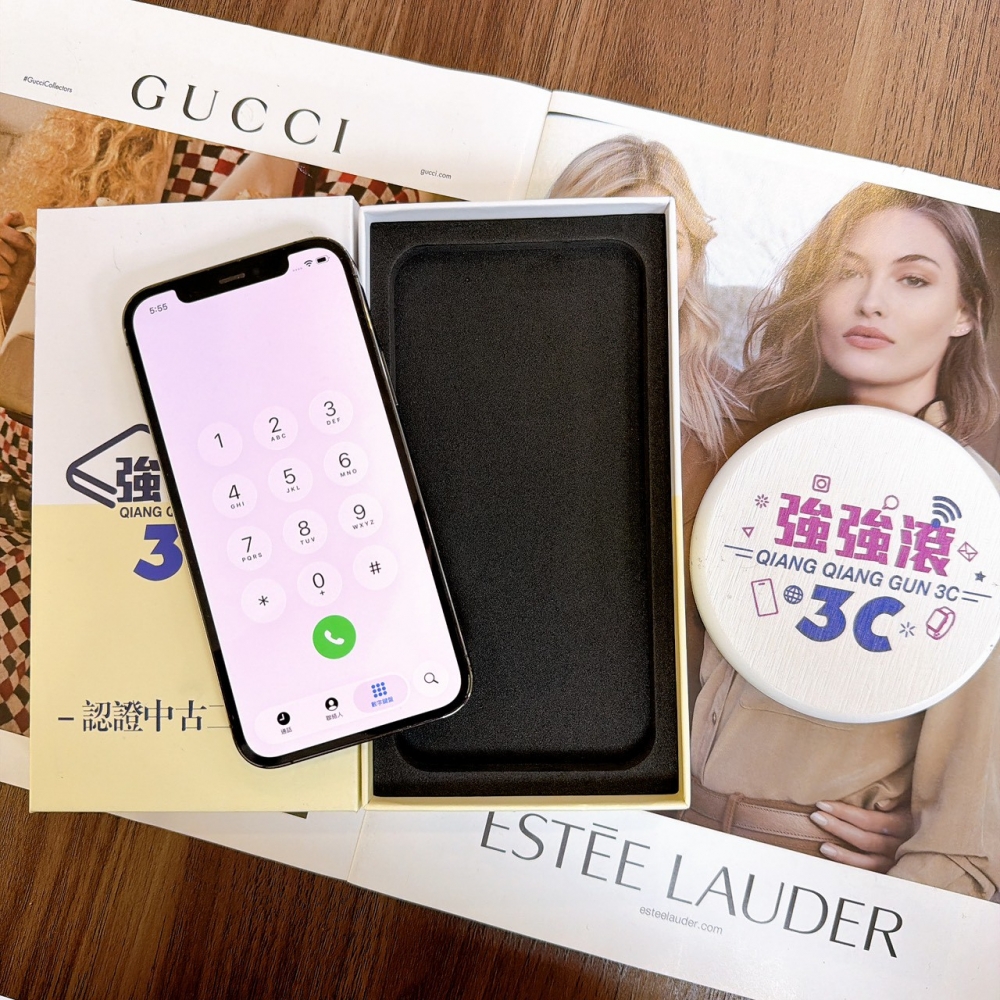 鹽行-二手 iphone 12pro 256G 黑色 #74197（店家保固90天）