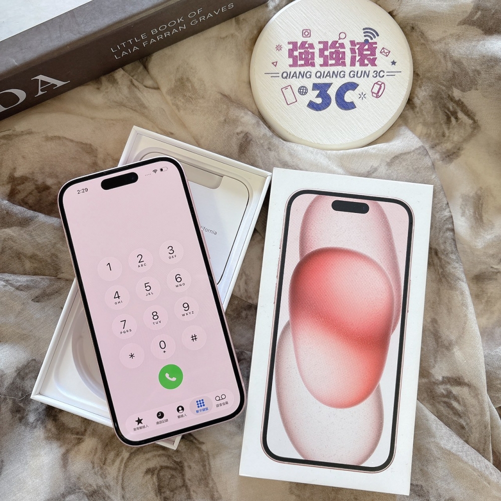 二手 iPhone15 256G 粉色*97444(店家保固365天)