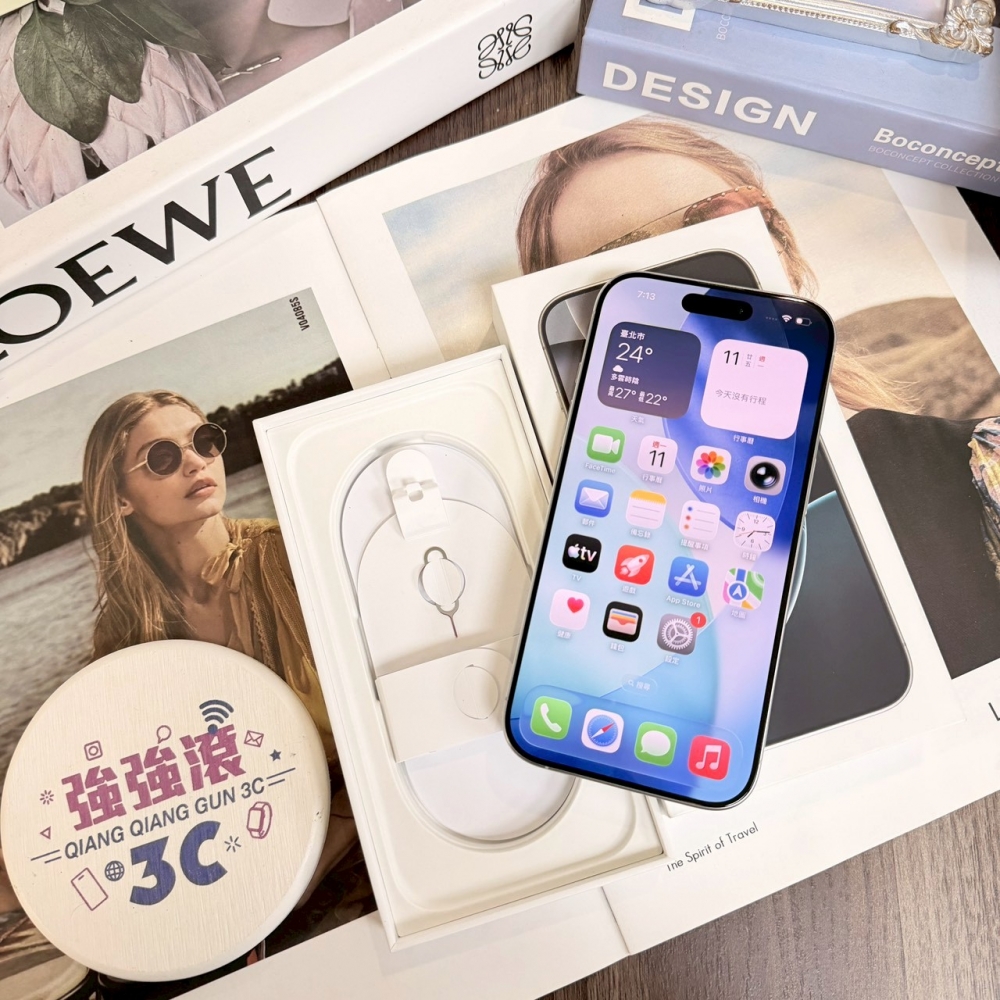 鹽行-二手 16Pro 128G 白色 #57453（店家保固365）
