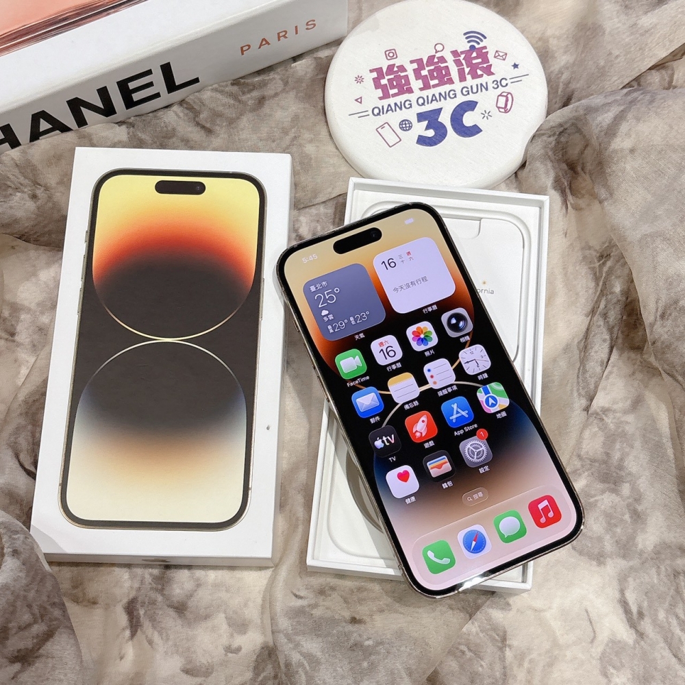 二手 iPhone14Pro 128G 金色*77873(店家保固)