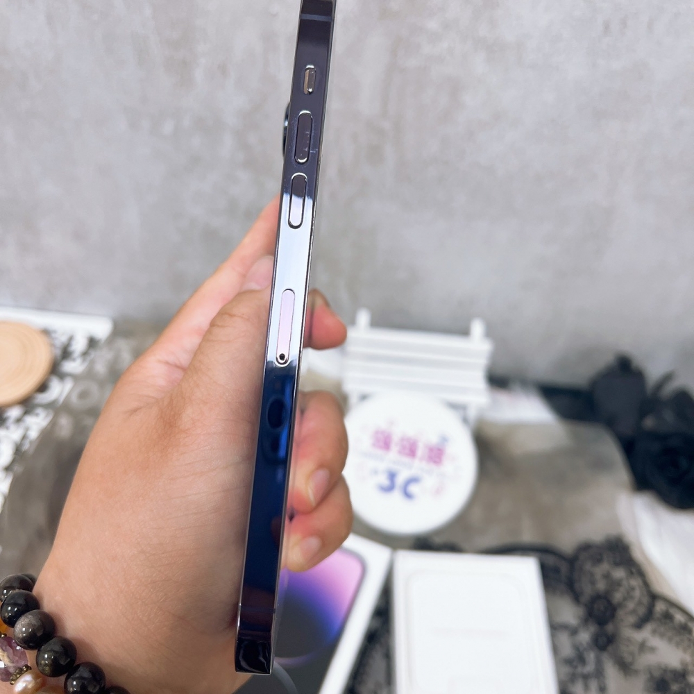 佳里-二手iPhone14 Pro Max 256G 紫色 #07737(店保365天)