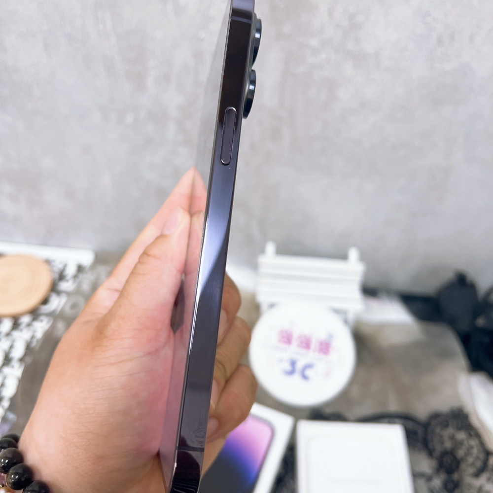 佳里-二手iPhone14 Pro Max 256G 紫色 #07737(店保365天)