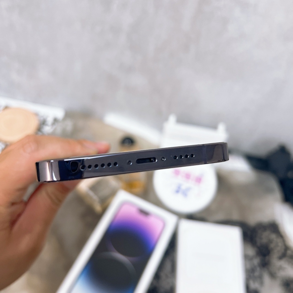 佳里-二手iPhone14 Pro Max 256G 紫色 #07737(店保365天)
