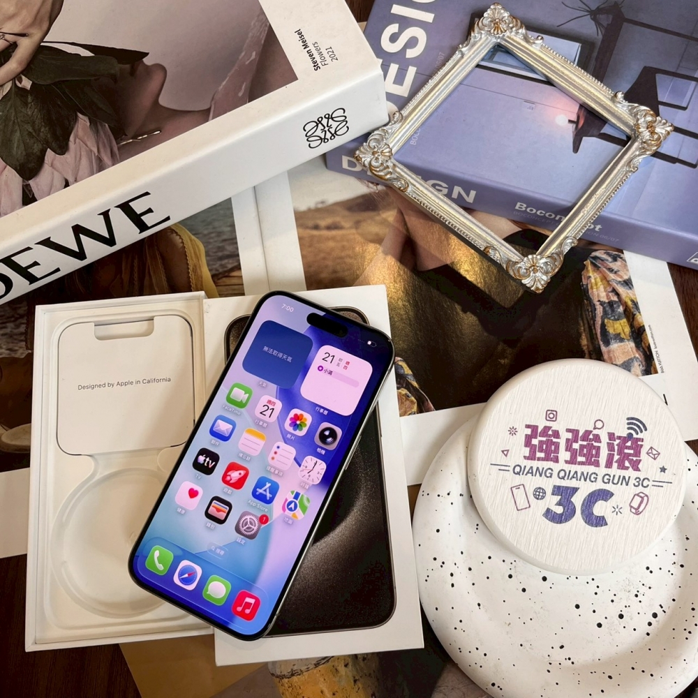 鹽行-二手15Pro128G 原鈦色*51692(店家保固）