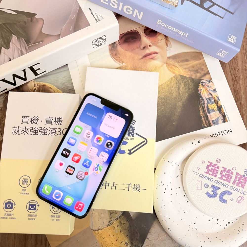 鹽行-二手13Pro128G 藍色*48651(店家保固)