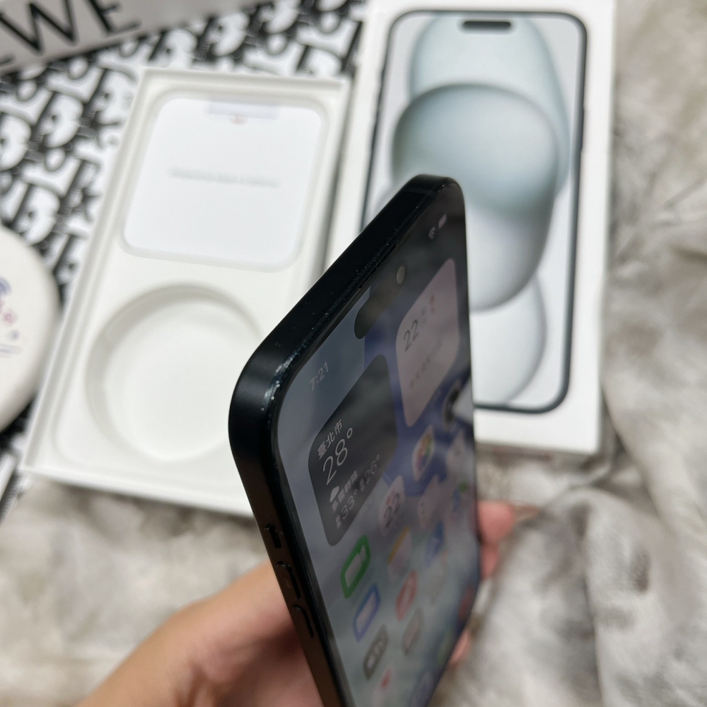 鹽行-二手 15 PLUS 256G 黑色#34172 （店家保固365）
