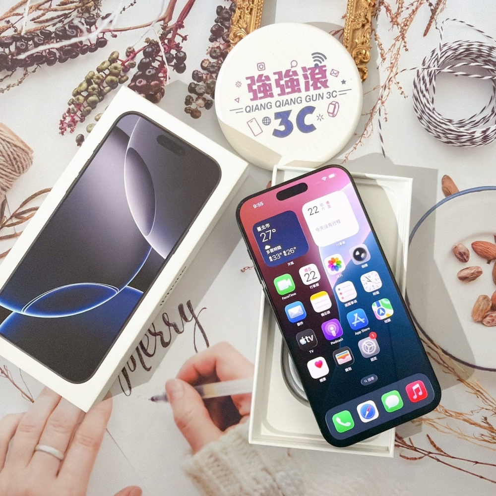 善化-二手 iPhone16 Pro Max 256G 黑色 #83566（原廠保固）