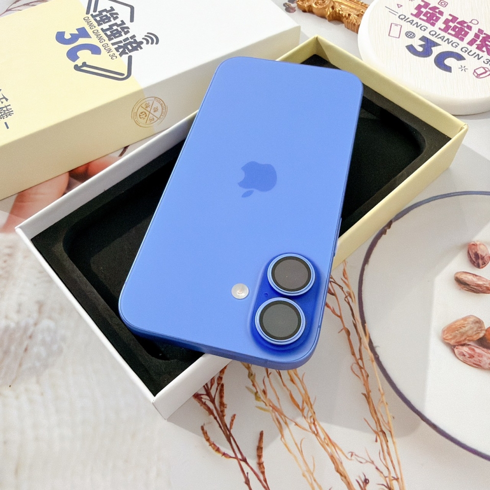 善化-二手 iPhone16 128G 藍色 #15883（店家保固365天）