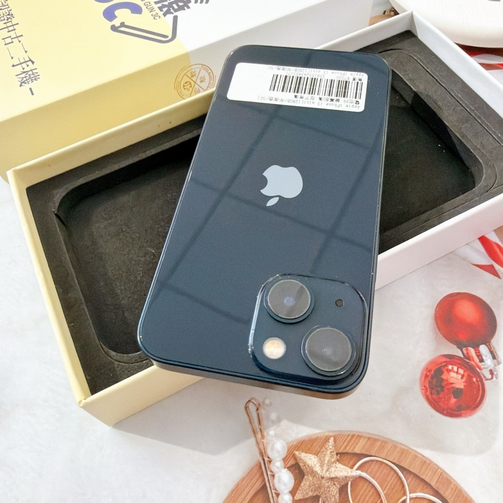 善化-二手 iPhone13 mini 128G 黑色 #53171（店家保固90天）