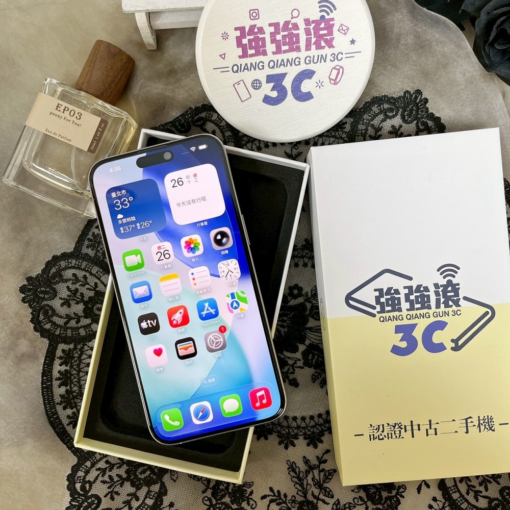 佳里-二手 iPhone15 Pro Max 256G 白色 #88619（店家保固365天）