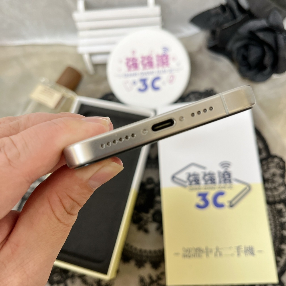 佳里-二手 iPhone15 Pro Max 256G 白色 #88619（店家保固365天）