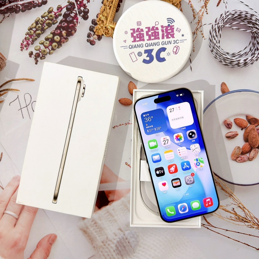 善化-二手IPHONE17 Air 256G 金色 #37127(原廠保固)