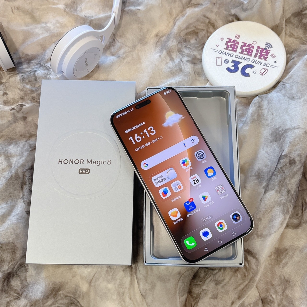 二手 榮耀Magic 8Pro 12+512G 金色*64483(保固內)