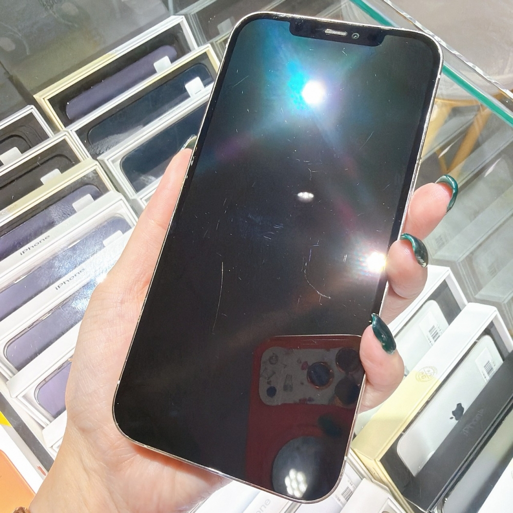 善化-二手 iPhone12 PRO MAX 128G 銀色 #88396(店家保固90天)