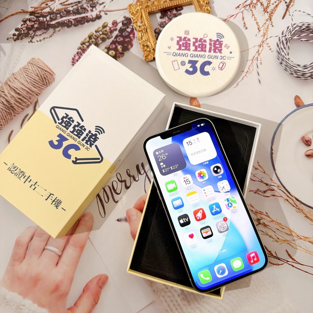 善化-二手 iPhone12 PRO MAX 128G 銀色 #88396(店家保固90天)