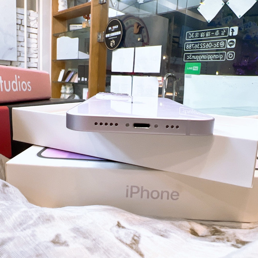 二手 iPhone14 128G 紫色*68154（店家保固）