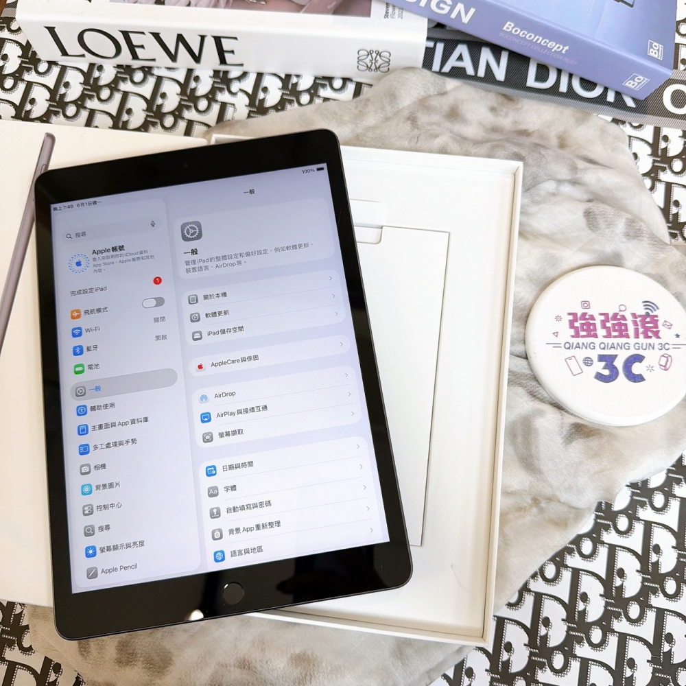 鹽行-二手 ipad 9 64G wifi 灰色#PP242（店家保固30天）