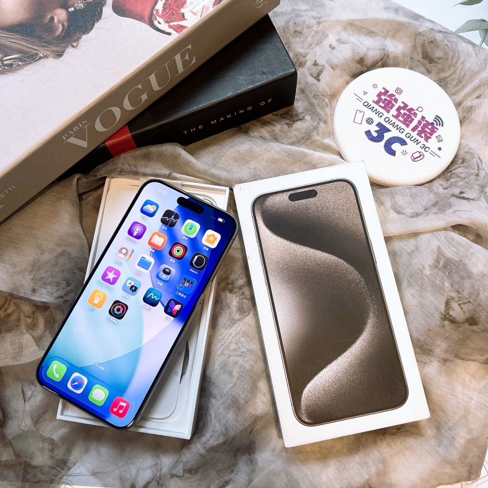 二手 iPhone15ProMax 512G 原色*22974（店家保固）