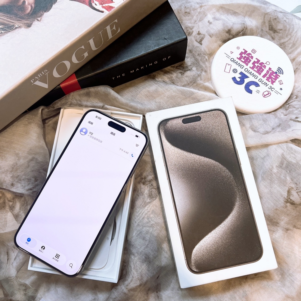 二手 iPhone15ProMax 512G 原色*22974（店家保固）