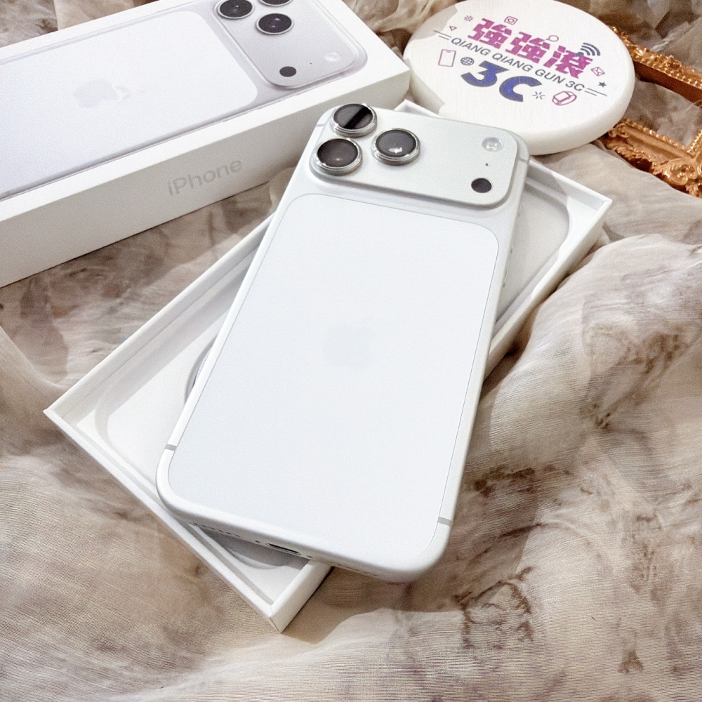 善化-二手iPhone17 PRO MAX 256G 銀色 #25029（原廠保固）