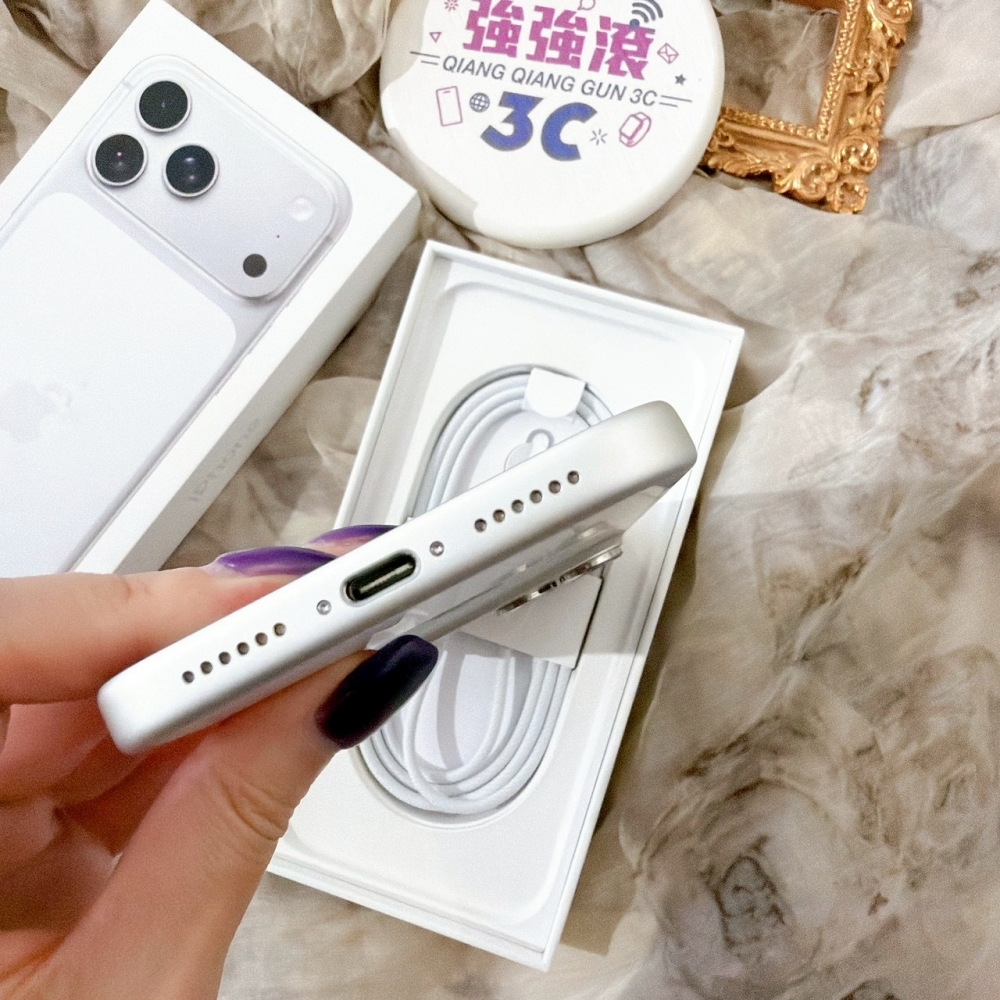 善化-二手iPhone17 PRO MAX 256G 銀色 #25029（原廠保固）