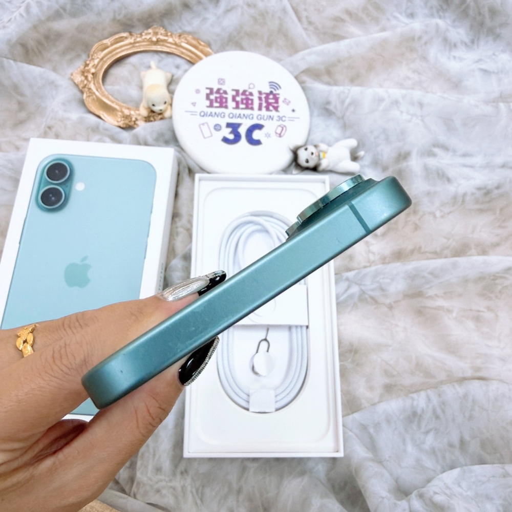 歸仁-二手iphone 16 plus 128G綠色＃45802（店家保固365天）