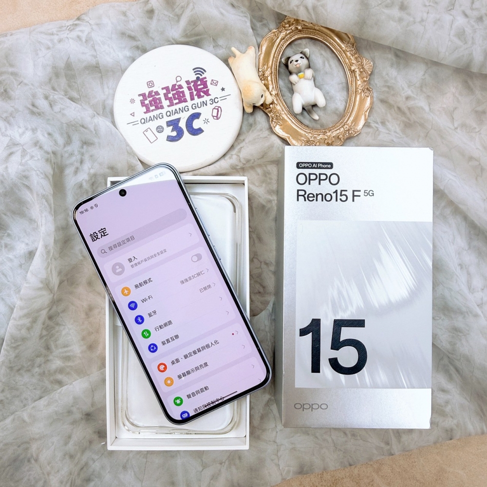 歸仁-二手OPPO Reno 15F 8+256G 藍色＃79778（原廠保內）