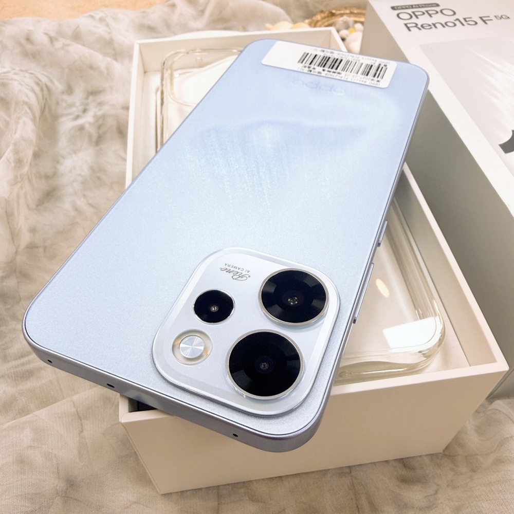 歸仁-二手OPPO Reno 15F 8+256G 藍色＃79778（原廠保內）