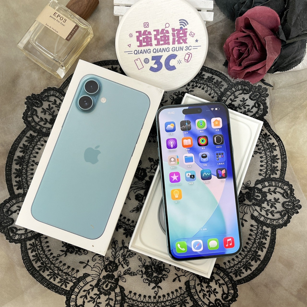 佳里-二手 iPhone16 PLUS 256G 綠色 #76854(店家保固365天)