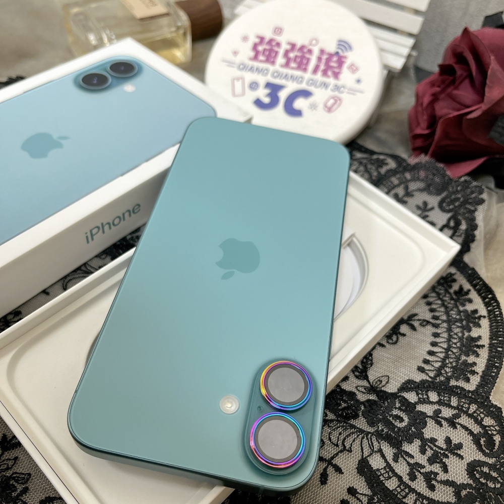 佳里-二手 iPhone16 PLUS 256G 綠色 #76854(店家保固365天)