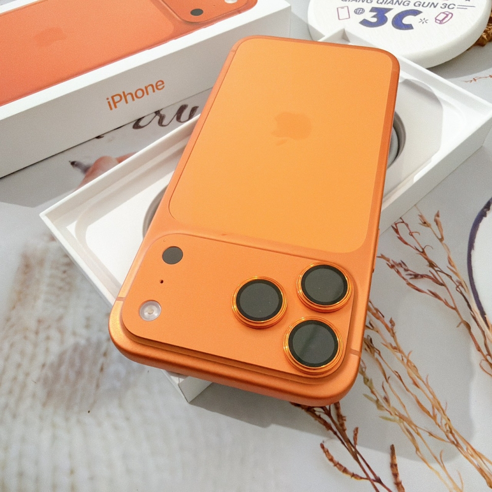 善化-二手iPhone17 PRO MAX 256G 橘色 #55033(原廠保固)