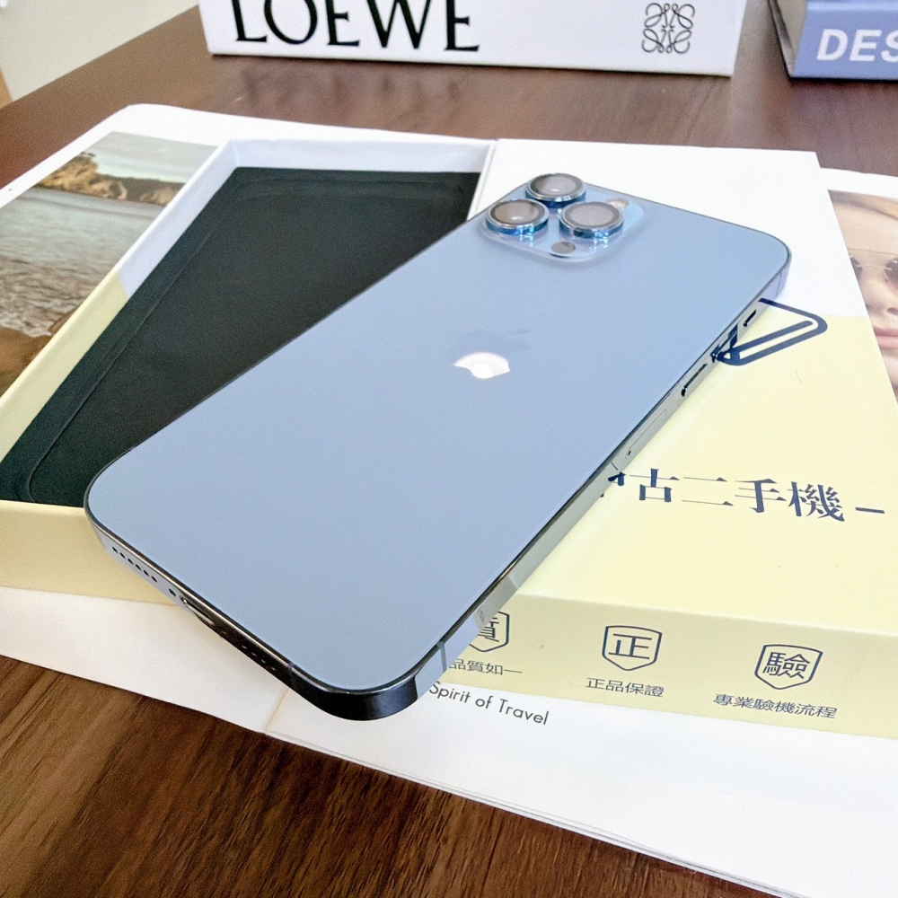 鹽行-二手 13pro max 256G 藍色#22066(店家保固365天)