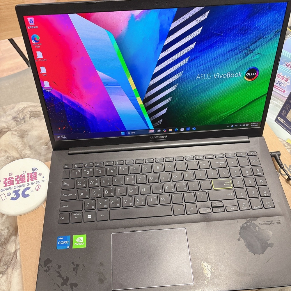 二手 ASUS VIVOBOOK S513E 15.6吋 16+512G 黑色(店家保固)