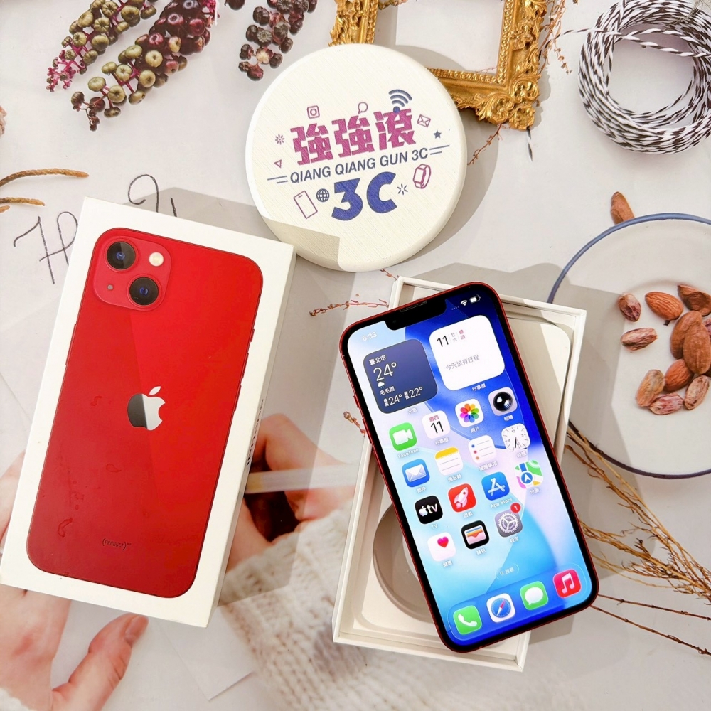 善化-二手 iPhone13 256G 紅色 #99218(店家保固365天)
