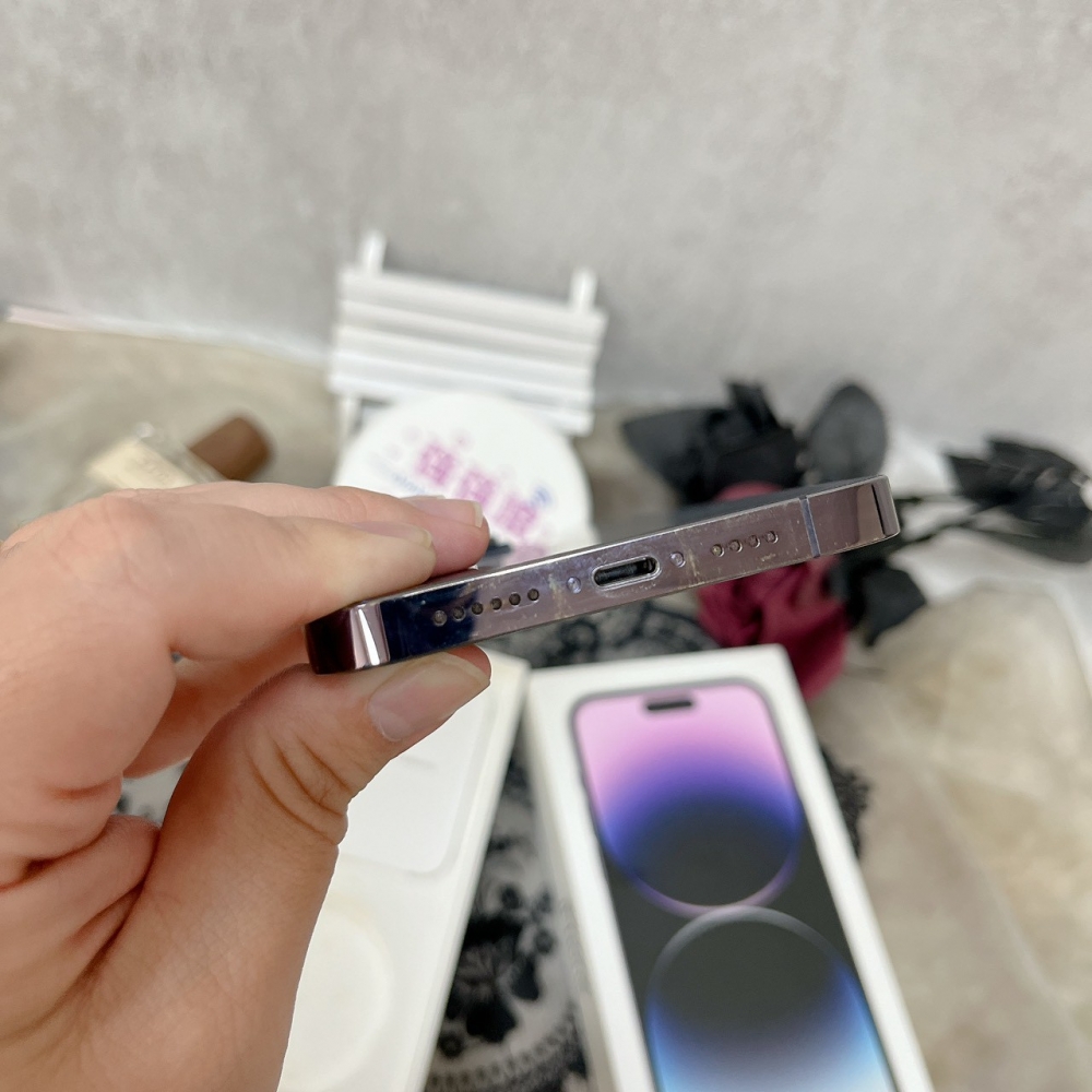佳里-二手iPhone14 Pro Max 128G 紫色 #32484(店保365天)