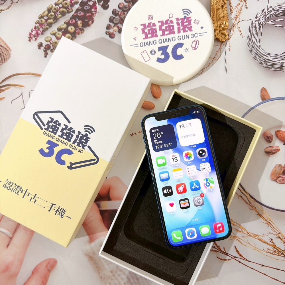 善化-二手-iPhone 12Mini 128G 藍色*28057(店家保固)